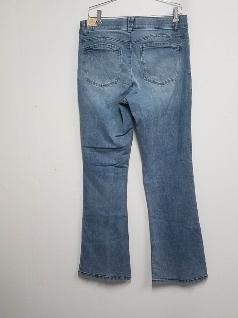 Democracy Jeans High Rise Itty Bitty Boot Cut Womens 12 Denim Light B2479N3XHXX - Picture 6 of 9